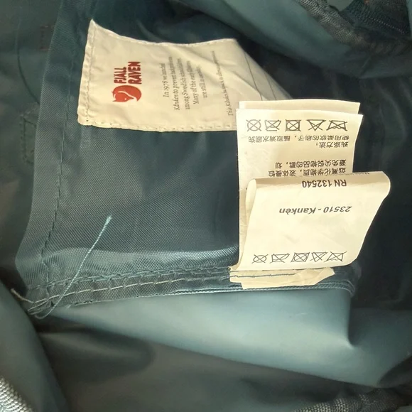 Kånken Mini Backpack - Blue and Tan - Picture 9 of 10